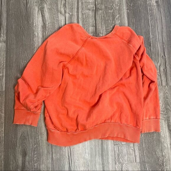 2/$30 Universal Thread Orange Distressed Sweatshirt - Picture 7 of 7